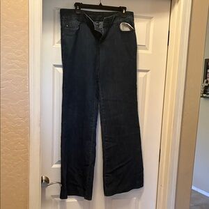Michael Kors Dark Blue Flare & Wide Leg Jeans Size 10